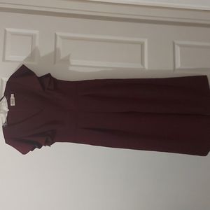Burgundy jump suit from ELIZA J size 10.